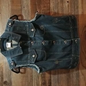 Harley Davidson Jean vest